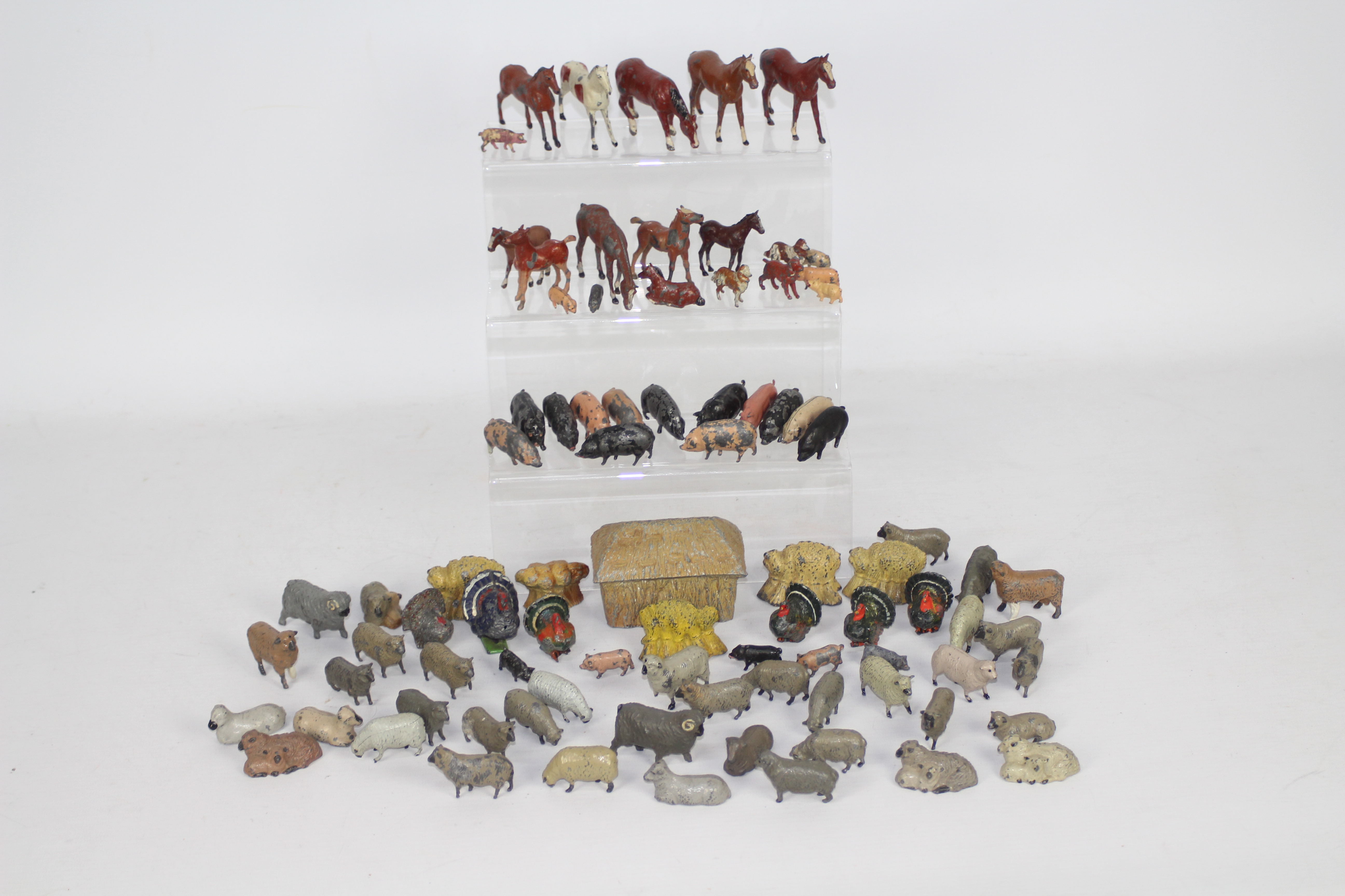 Britains, Similar - In excess of 80 Britains Farm Series and similar farm animal figures.