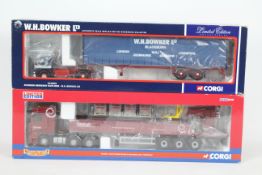 Corgi - Two boxed Corgi Limited Edition 1:50 scale diecast trucks.