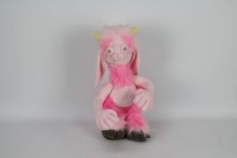 Jilly Bears - A pink character goat made in the USA by Jill Johnson as Jilly Bears.