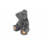 Unknown Maker - A long haired jointed black bear with no makers label visible,