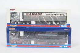 Corgi - Two boxed Corgi Limited Edition 1:50 scale diecast trucks from the Corgi 'Hauliers of