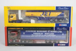 Corgi - A pair of boxed Corgi Limited Edition 1:50 scale diecast trucks.