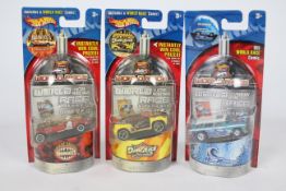 Hot Wheels - World Race - 3 x unopened limited edition models from the sought after World Race