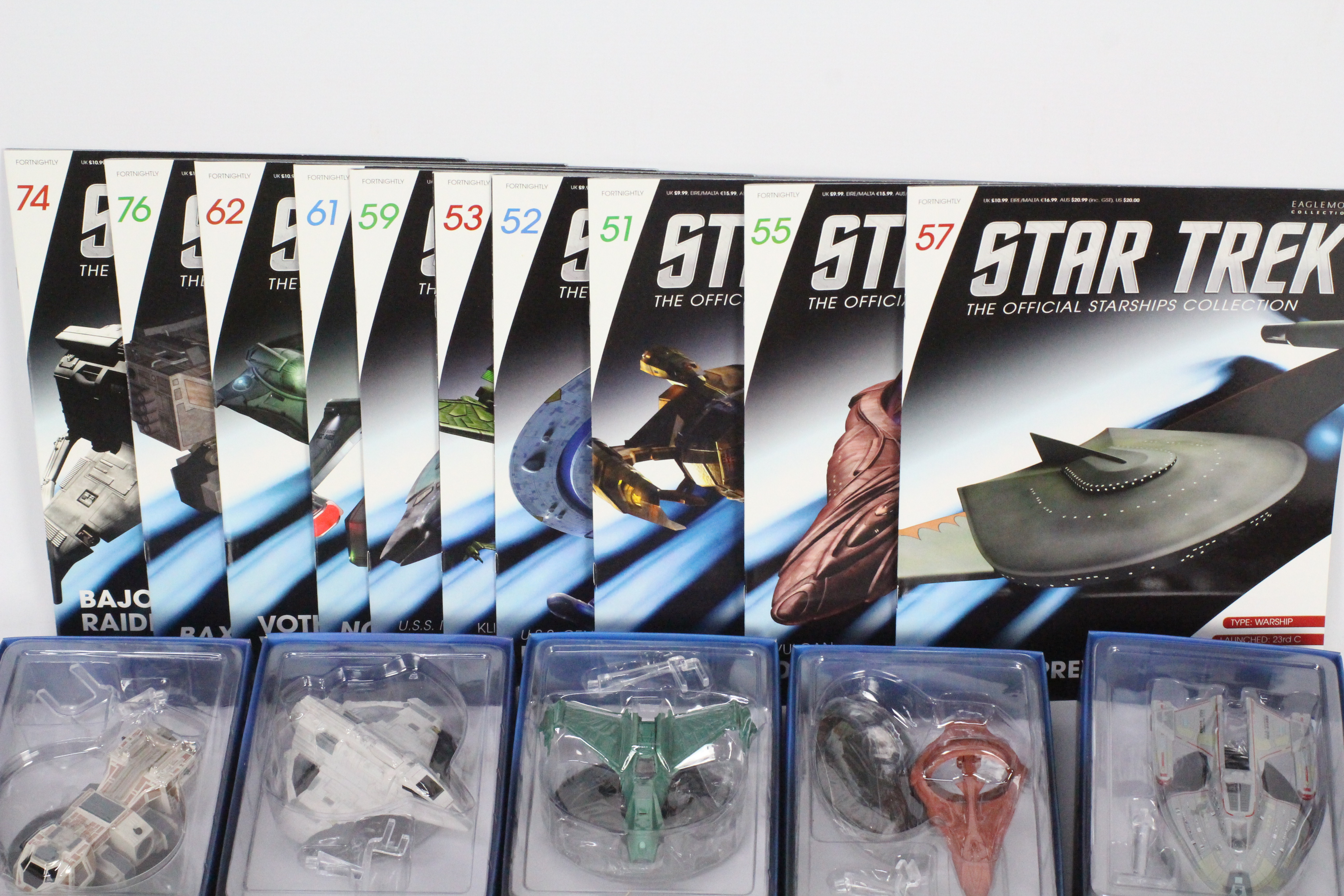 Eaglemoss - An alliance of 10 diecast 'Star Trek' space ships and accompanying magazines from the - Image 4 of 4