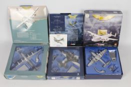 Corgi Aviation Archive - Three boxed diecast 1:144 model aircraft.