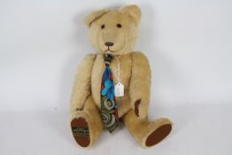 Sonneberg Bear - A blonde mohair teddy bear with growler by Johanna Haida,