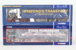 Corgi - Two boxed Limited Edition 1:50 scale diecast model trucks from Corgi.