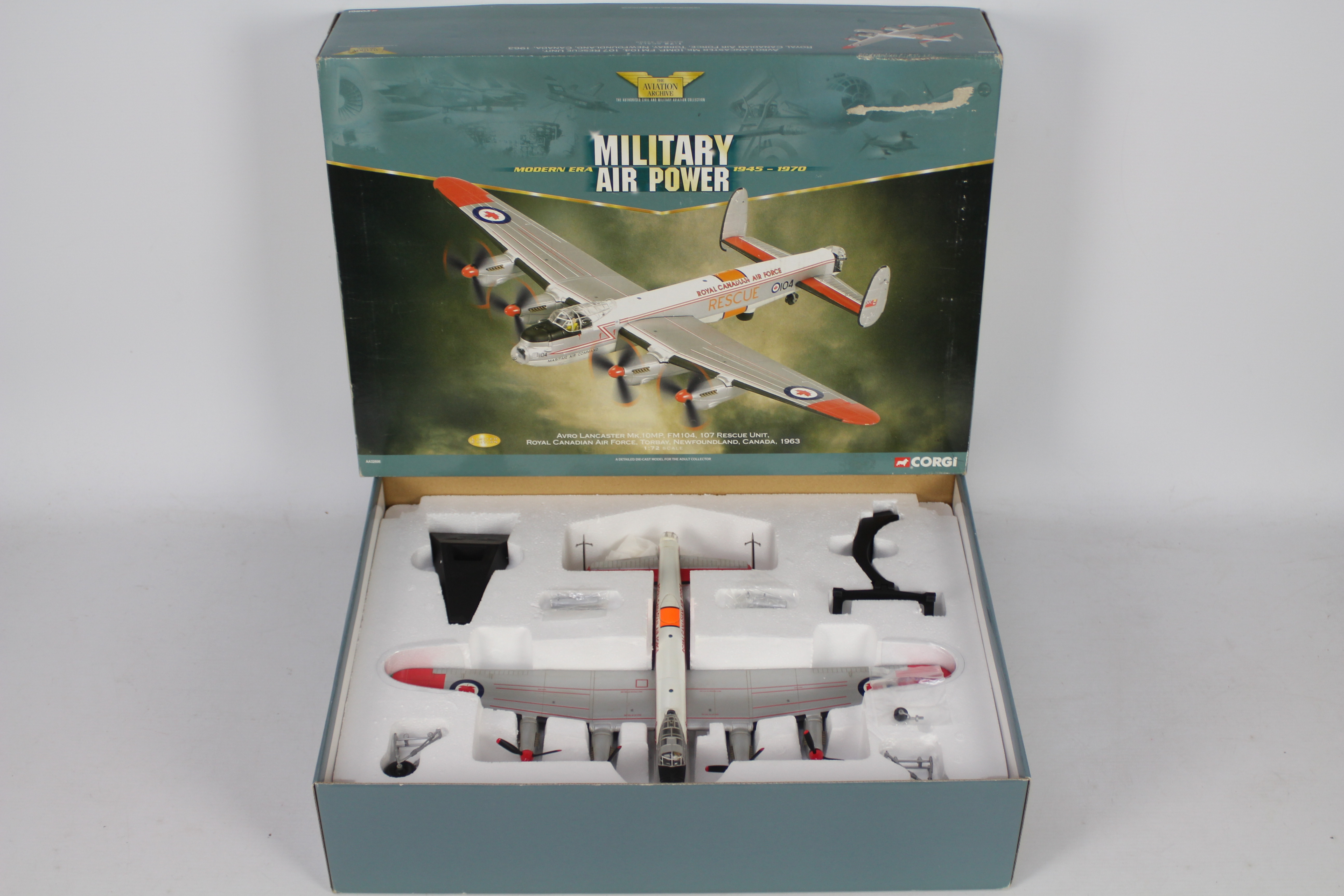 Corgi Aviation Archive - A boxed Limited Edition 1:72 scale AA32606 Avro Lancaster Mk.