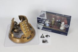 Eaglemoss, Big Chief Studios, BBC - Two boxed Doctor Who themed action figure sets.