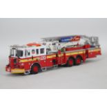 Code 3 Collectibles - An unboxed Seagrave Aerialscope Ladder 120 in FDNY livery in 1:64 scale #