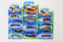 Hot Wheels - Treasure Hunt - 10 x unopened models, 34 Ford van # P2356, Bone Shaker # P2358,