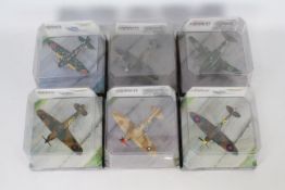 Corgi Aviation Archive - Six boxed diecast 1:72 scale model aircraft from the CAA 'WWII Legends'