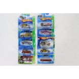 Hot Wheels - Treasure Hunt - 10 x unopened carded models, Ford Mustang # P2351,