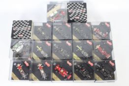 Quartzo - 15 x boxed 1:43 scale Lotus Formula One cars including 1968 Jim Clark Lotus 49 # 4003,