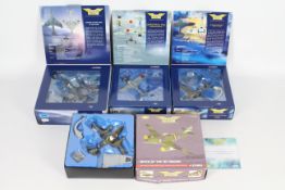 Corgi Aviation Archive - Four boxed 1:72 diecast model military aircraft from various CAA ranges.