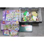 Lego - Friends - Scrabble - A quantity of Lego bricks,