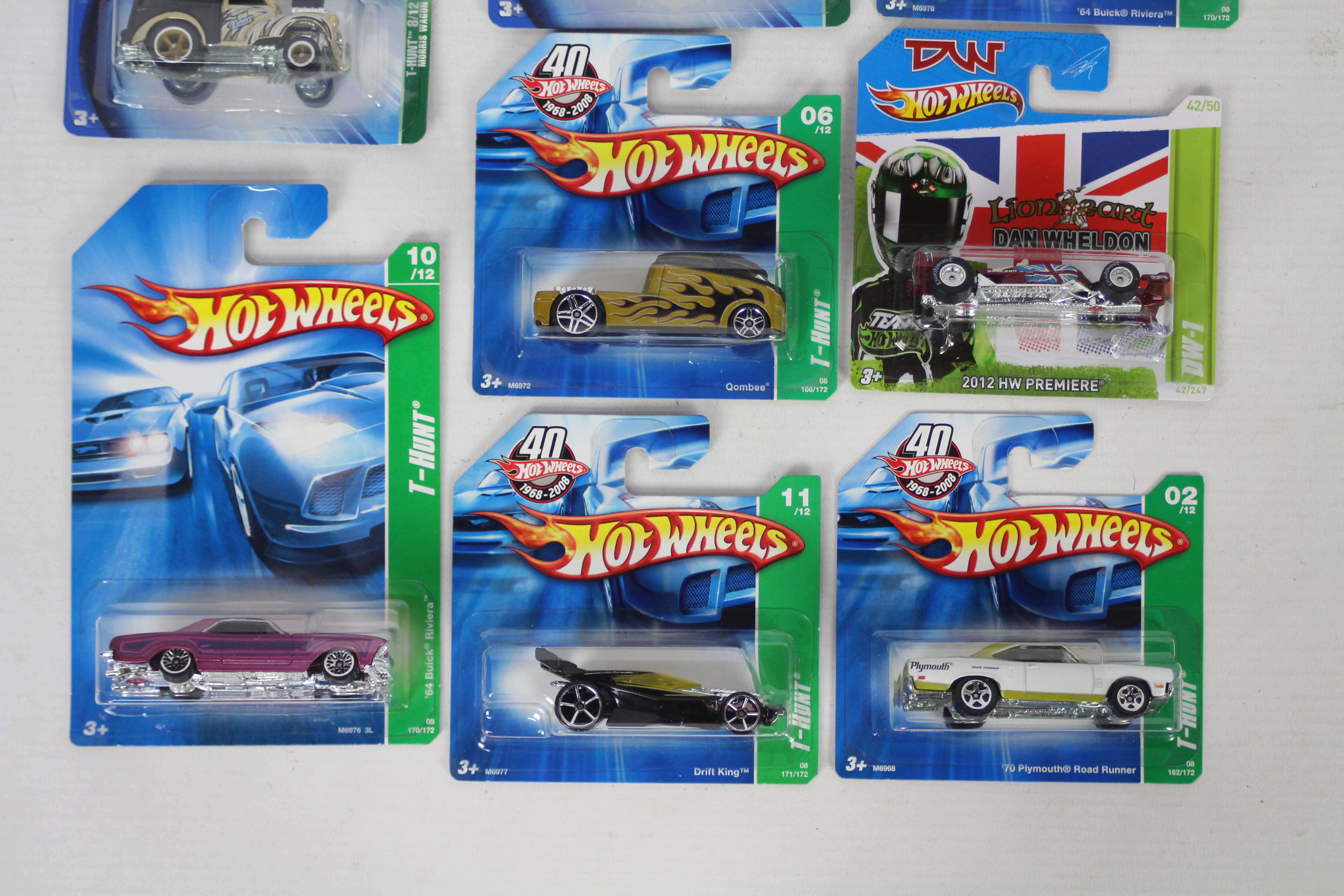 Hot Wheels - Treasure Hunt - 8 x unopened models, Qombee # M6972, Drift King # M6977, - Image 2 of 3