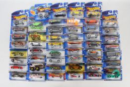 Hot Wheels - 50 x unopened models including Phantom Corsair # 53734, Ferrari F40 # 27089,