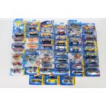 Hot Wheels - 50 x unopened carded models including 55 Chevy Panel Van # J3278,