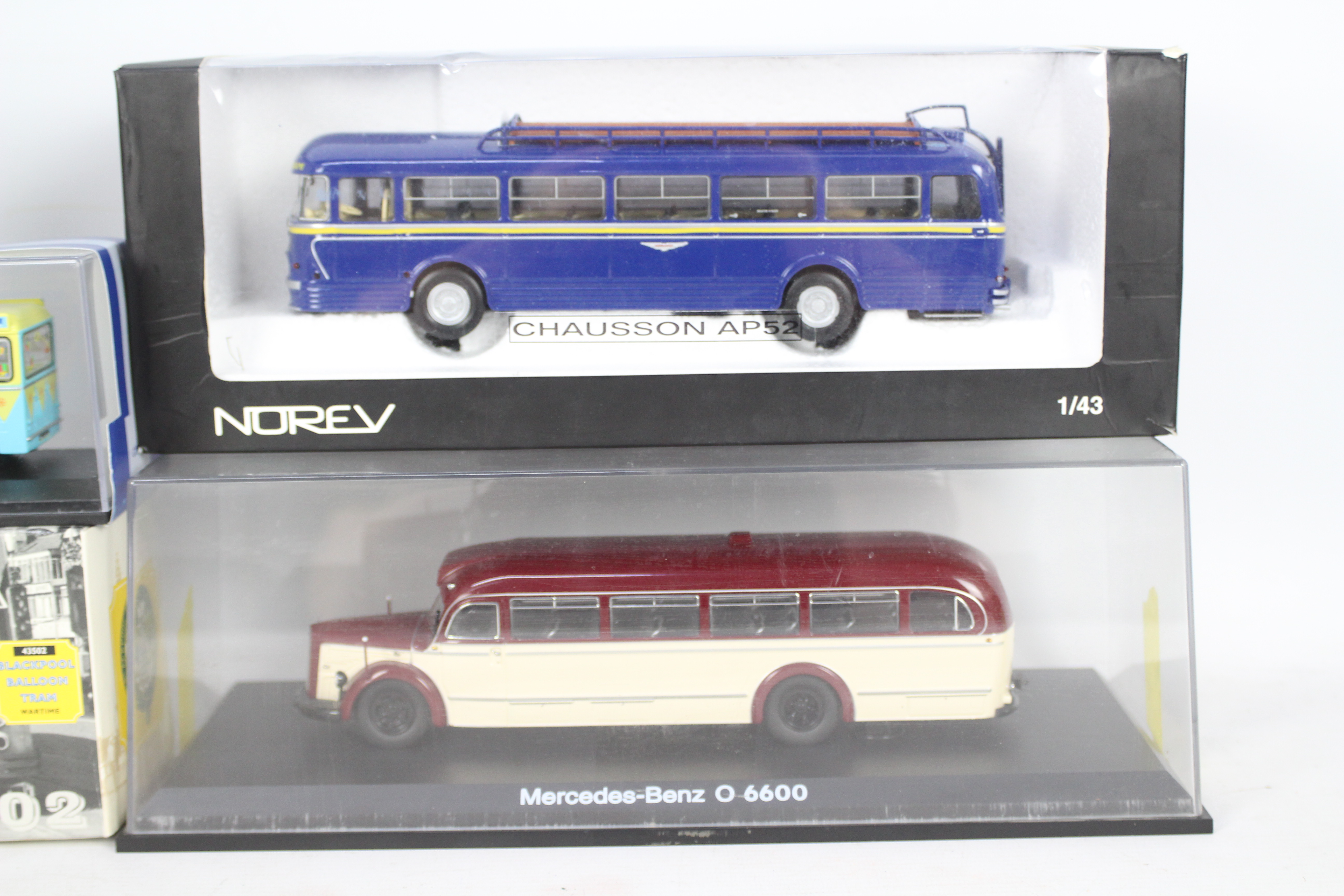 Norev, Schuco, Oxford Diecast, Corgi - Five boxed diecast model in various scales. - Image 3 of 3