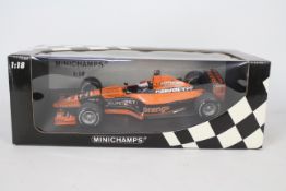 Minichamps- A boxed Minichamps #180000019 1:18 scale Arrows Supertec A21 'J.Verstappen'.