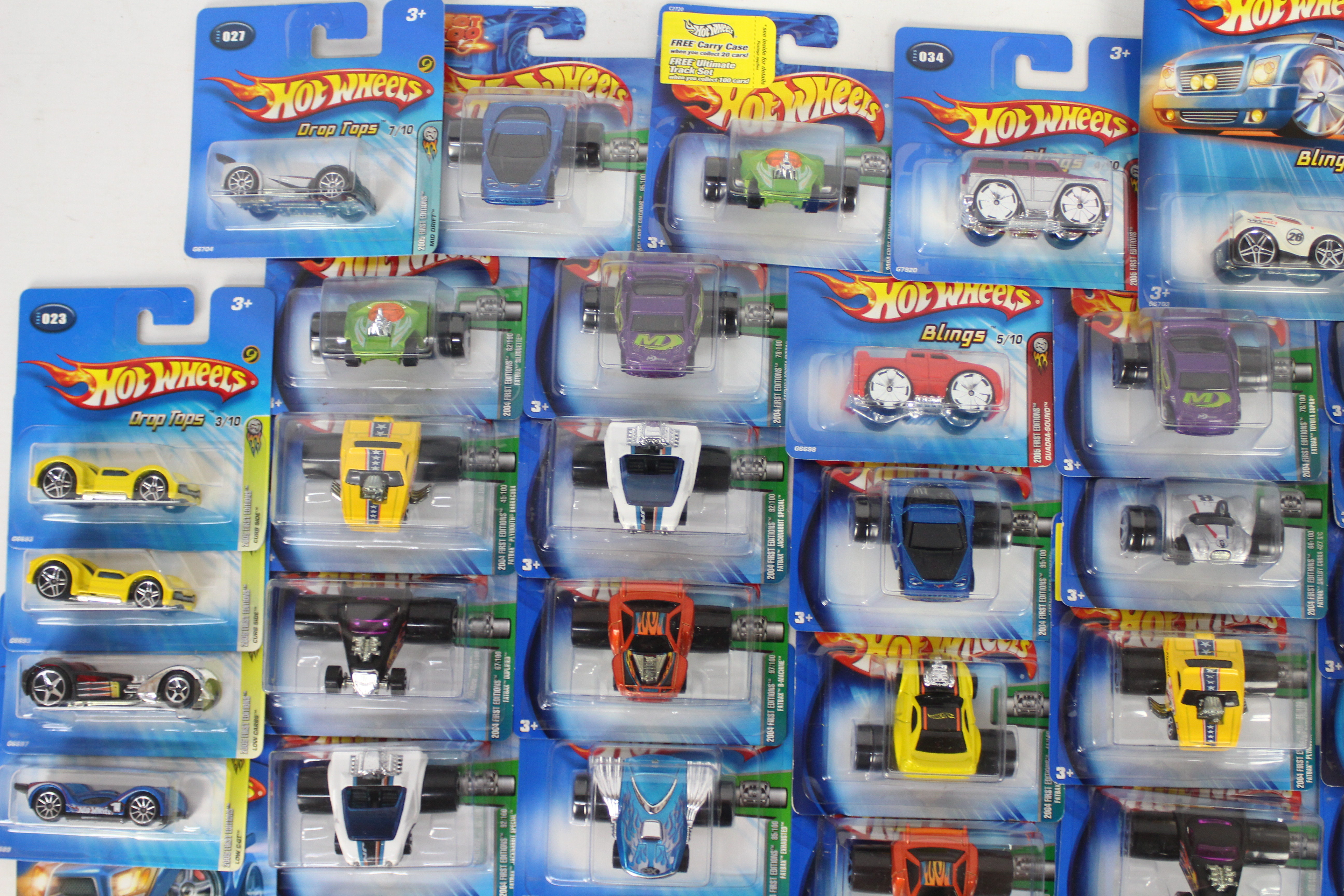 Hot Wheels - 50 x Unopened carded models from the early 2000s including Fatbak Plymouth Barracuda # - Image 5 of 5