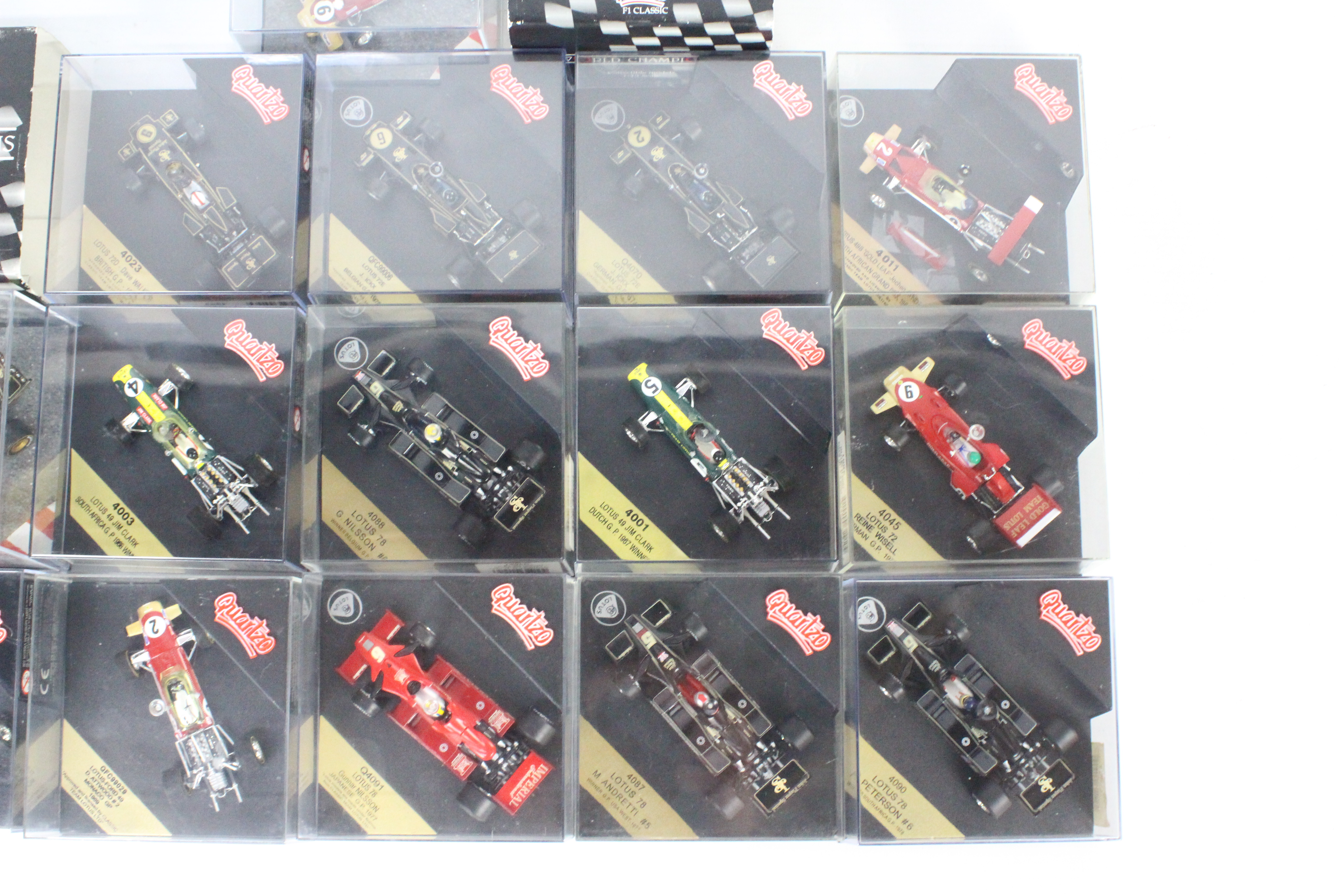 Quartzo - 15 x boxed 1:43 scale Lotus Formula One cars including 1968 Jim Clark Lotus 49 # 4003, - Image 3 of 3