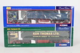 Corgi - Two boxed Limited Edition 1:50 scale diecast model trucks from Corgi.