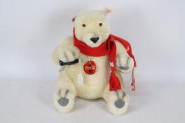 Steiff - An unboxed Steiff Limited Edition Coca Cola Polar Bear.