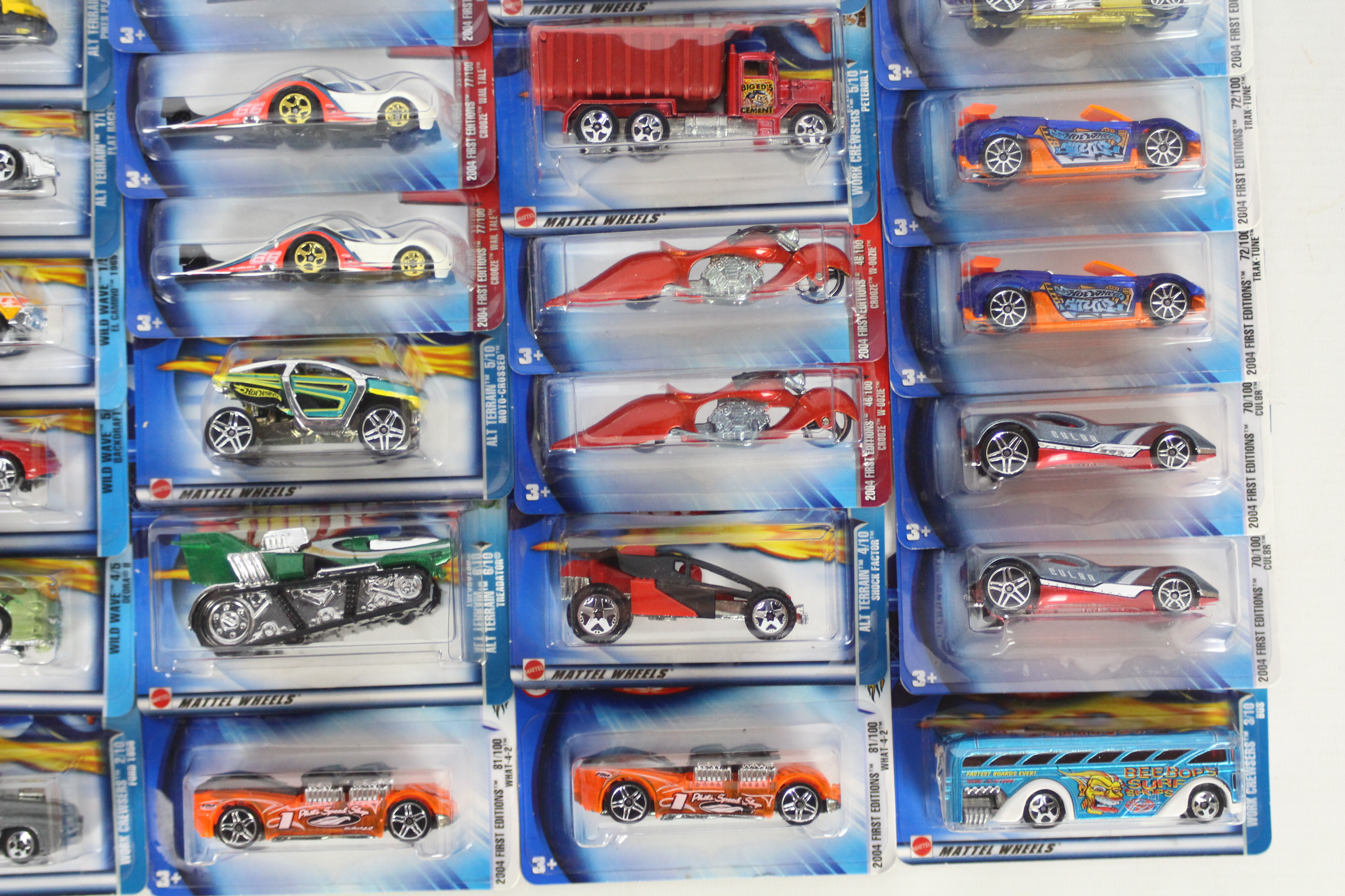 Hot Wheels - 50 x unopened carded models from the early 2000s including Crooze Batmobile # C2745, - Image 2 of 4