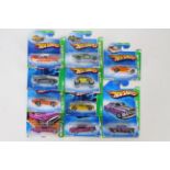 Hot Wheels - Treasure Hunt - 10 x unopened models, 55 Chevy # P2360, Mustang GT # M6970,