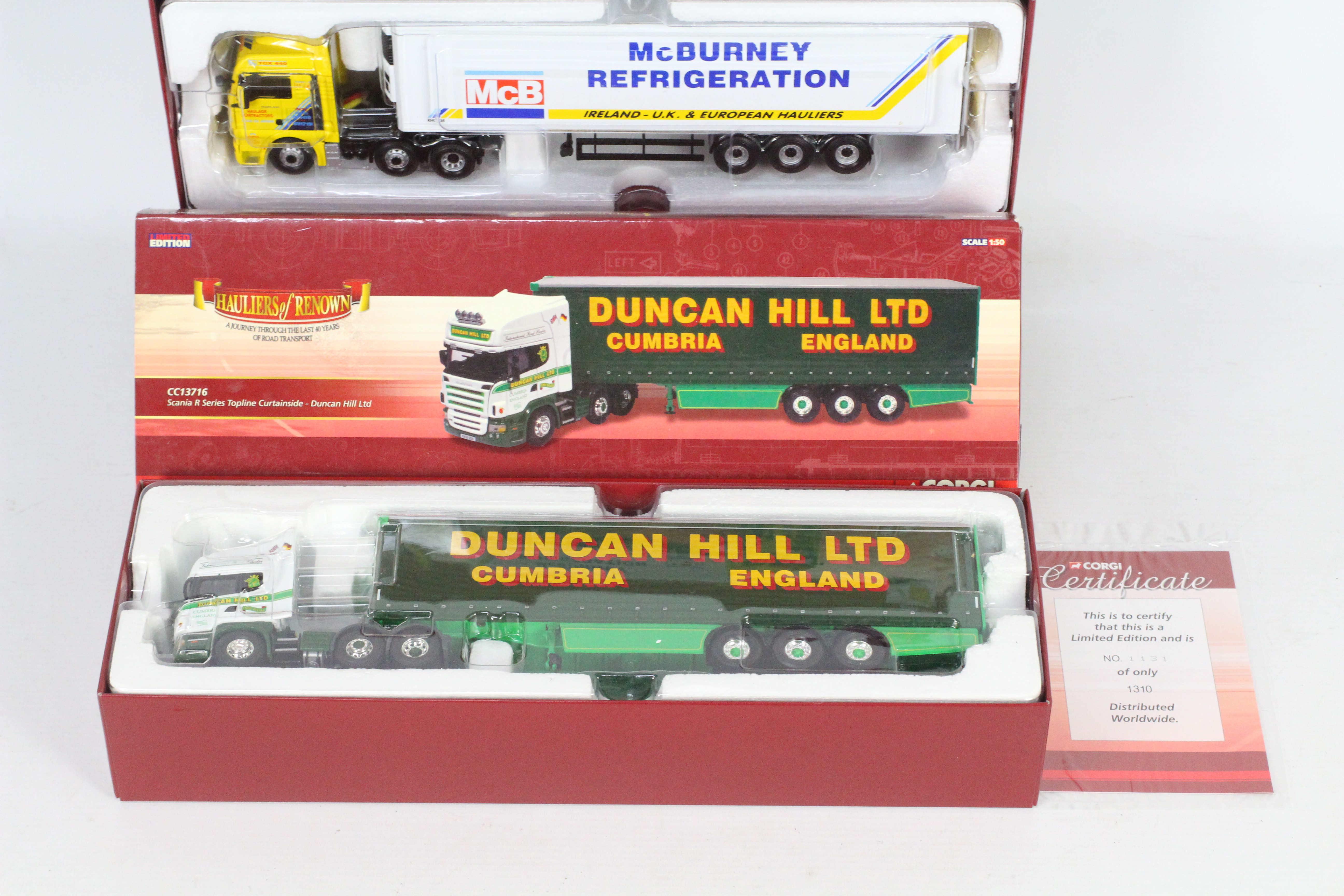 Corgi - Two boxed Limited Edition 1:50 scale diecast model trucks from Corgi's 'Hauliers of Renown' - Image 3 of 3