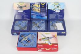 Corgi Aviation Archive - Four boxed 1:72 diecast model military aircraft from various CAA ranges.