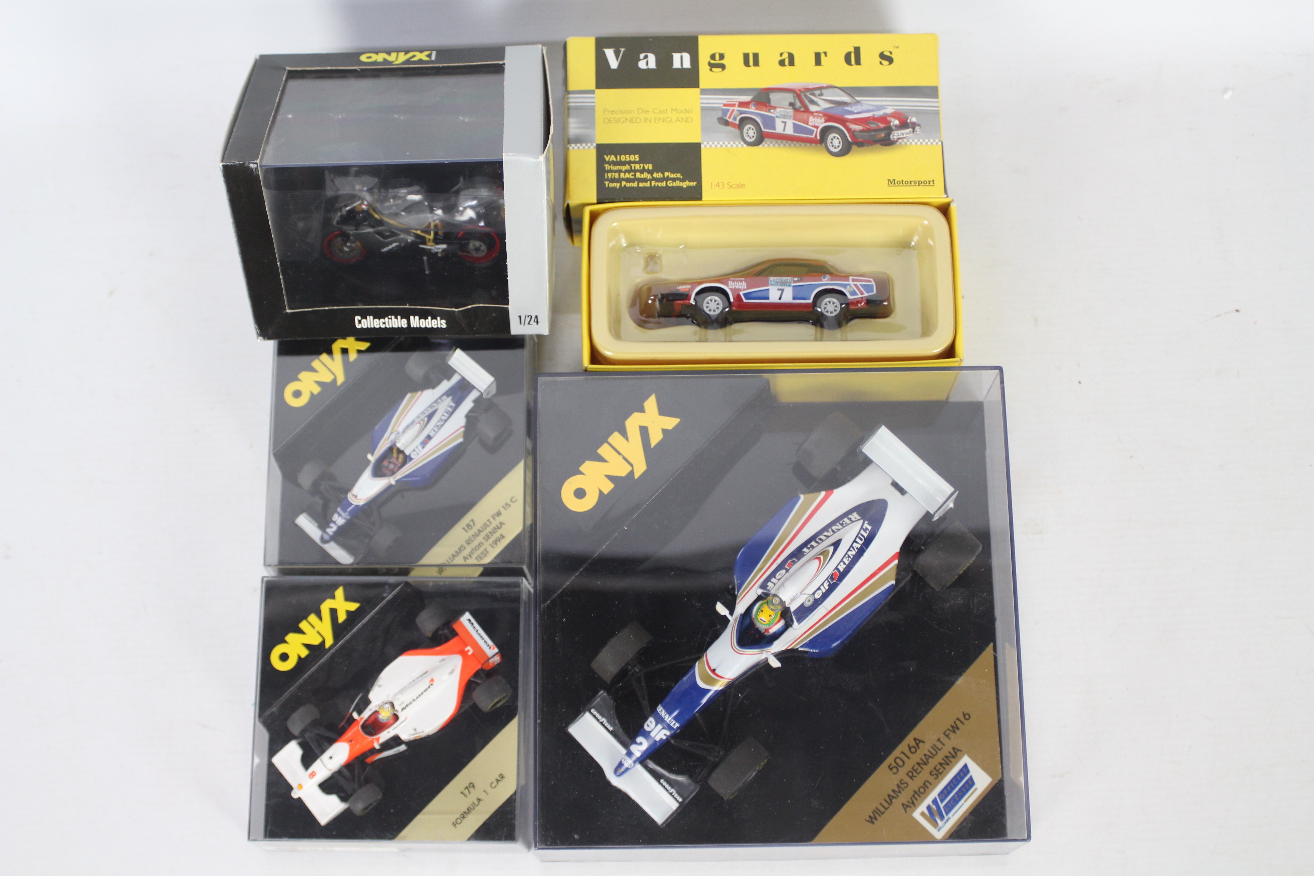Onyx, Vanguards - Five boxed diecast model vehicles in various scales. - Image 2 of 4