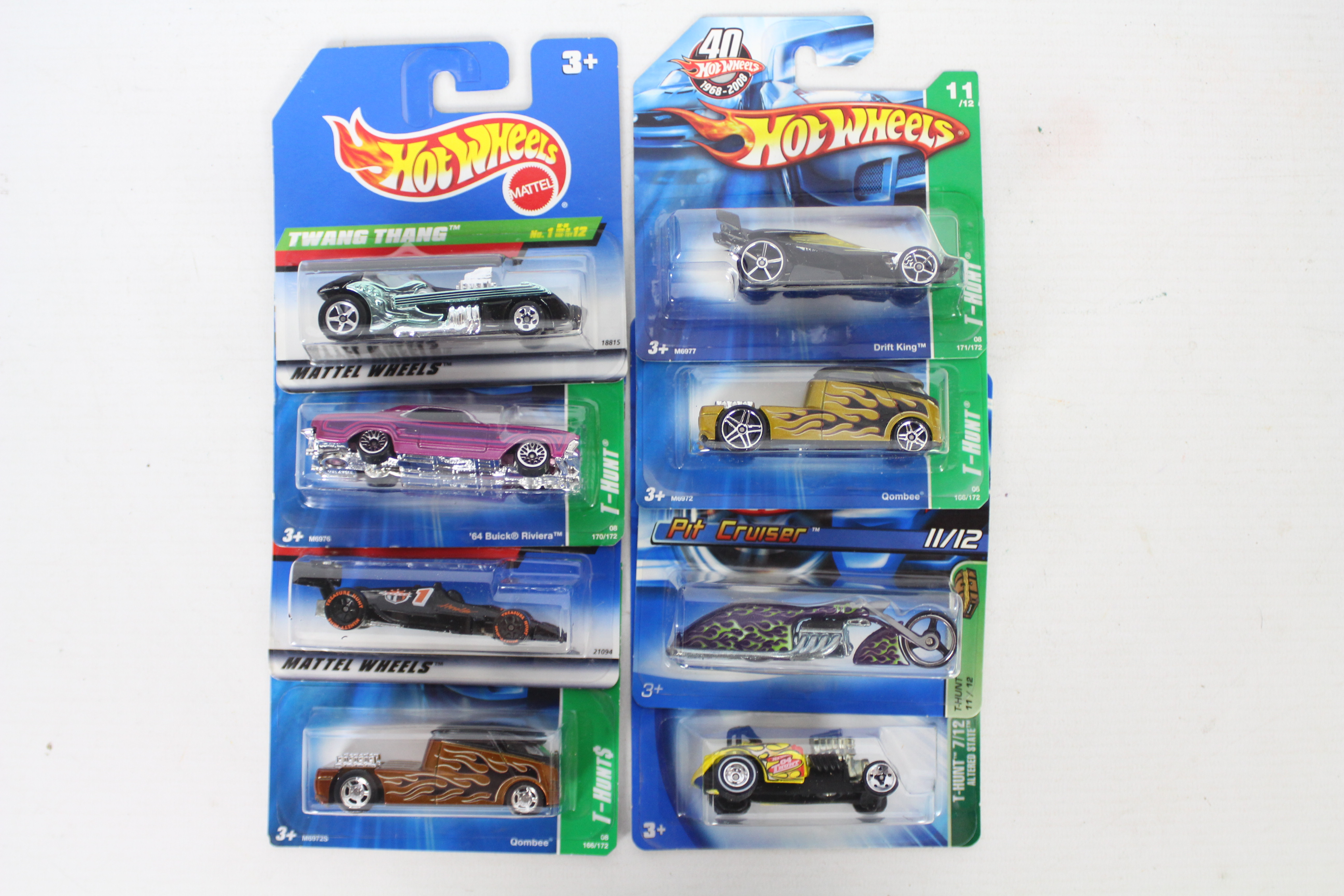 Hot Wheels - Treasure Hunt - Super Treasure Hunt - 8 x unopened models from the sought after