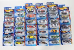 Hot Wheels - 40 x unopened carded models from the early 2000s including Tooned Lamorghini Countach