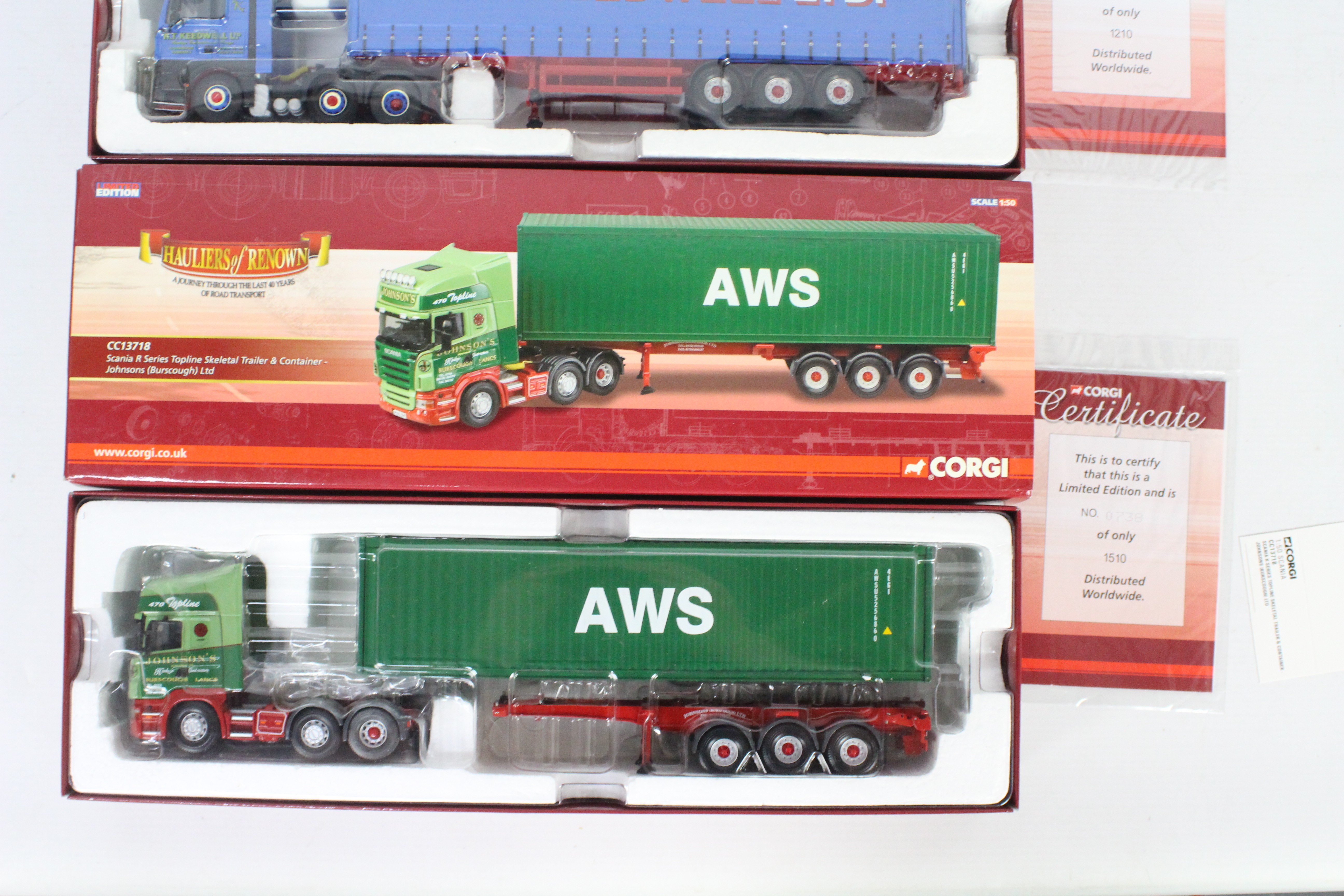 Corgi - A pair of boxed Limited Edition 1:50 scale diecast model trucks from Corgi's 'Hauliers of - Image 2 of 3