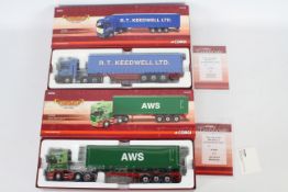 Corgi - A pair of boxed Limited Edition 1:50 scale diecast model trucks from Corgi's 'Hauliers of
