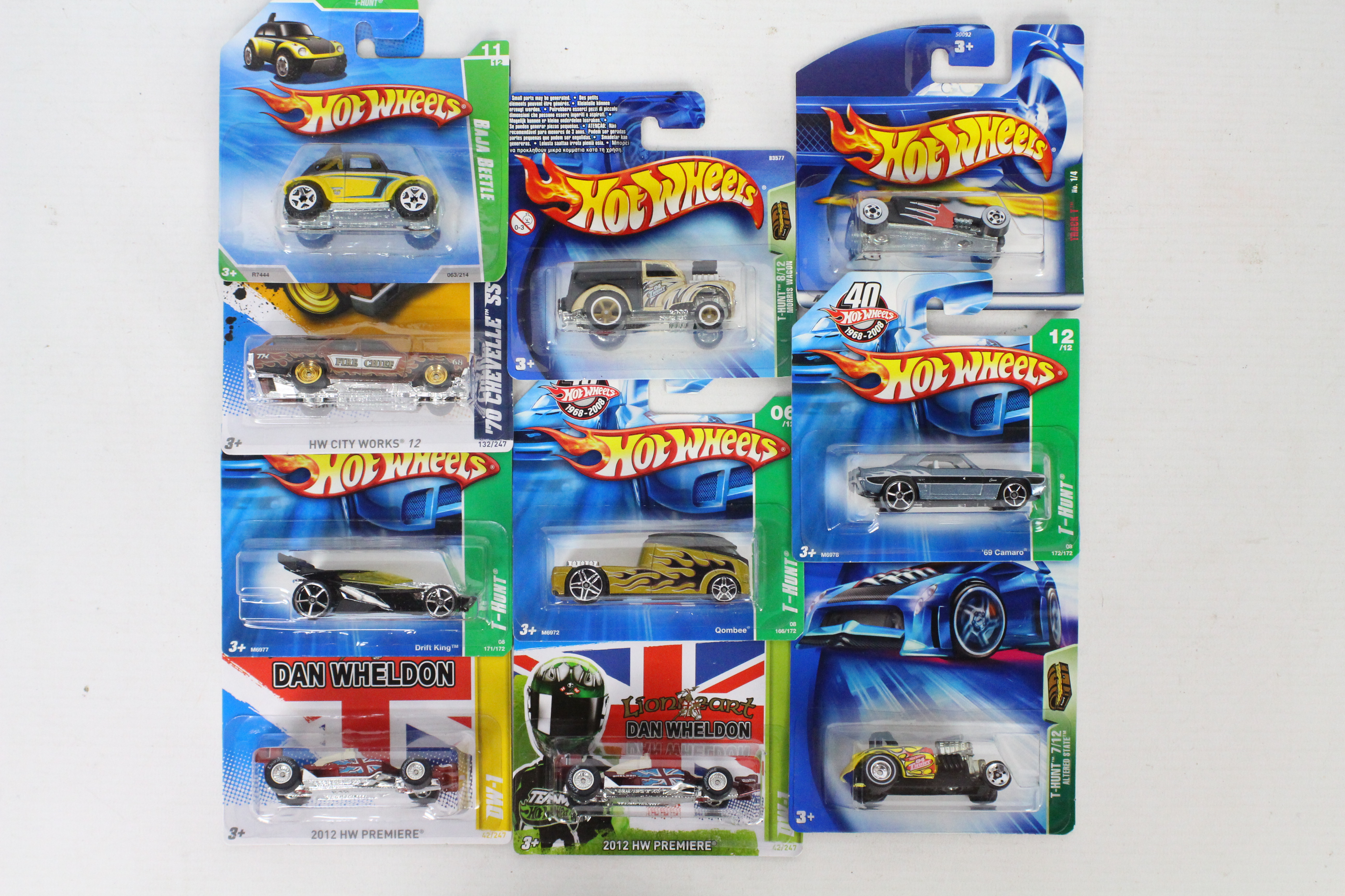 Hot Wheels - Treasure Hunt - 10 x unopened models, Baja Beetle # R7444,