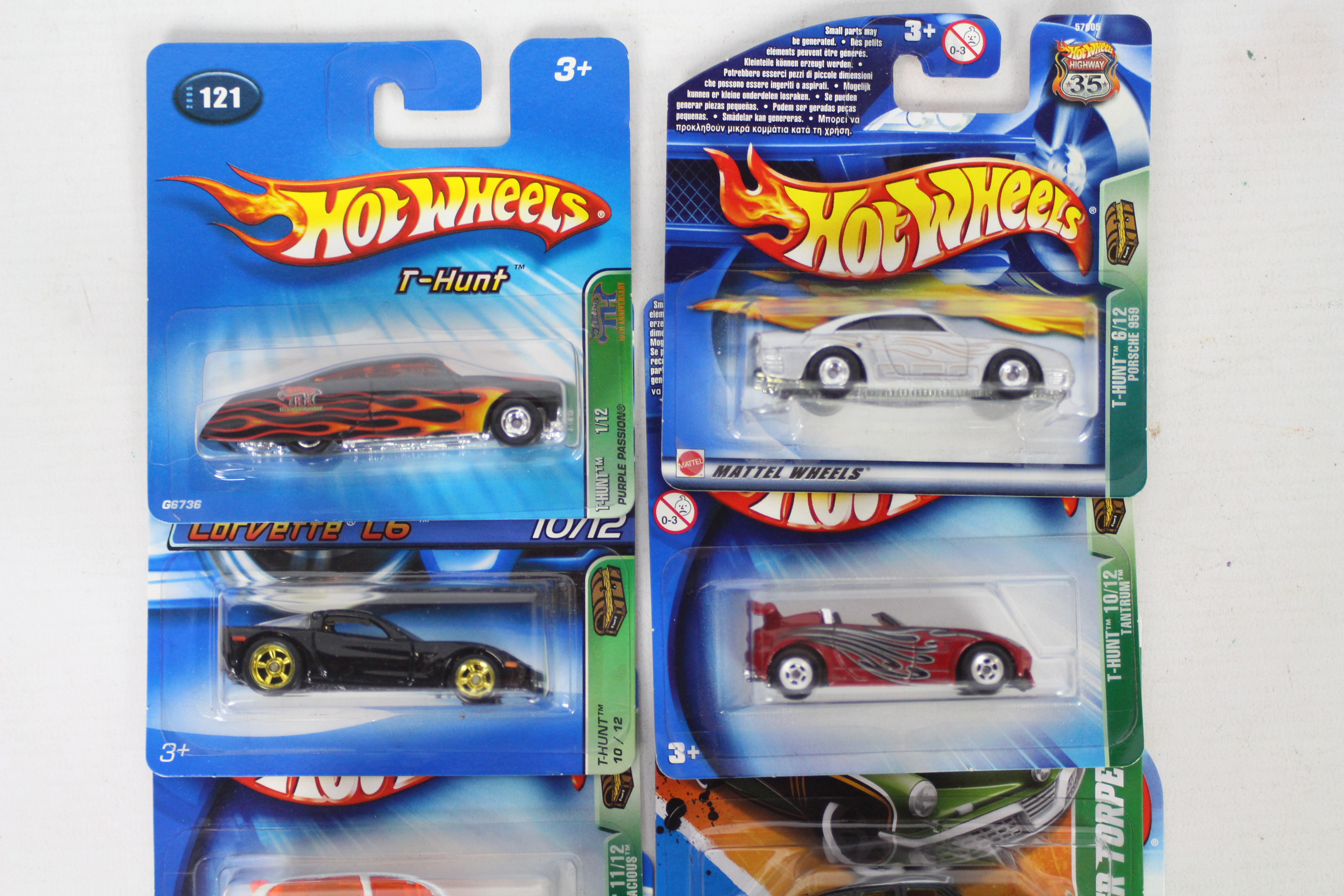 Hot Wheels - Treasure Hunt - Super Treasure Hunt - 8 x unopened carded models, - Image 2 of 3