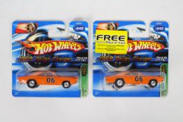 Hot Wheels - Treasure Hunt - 2 x sought after unopened 1969 Dodge Charger models # J3287,