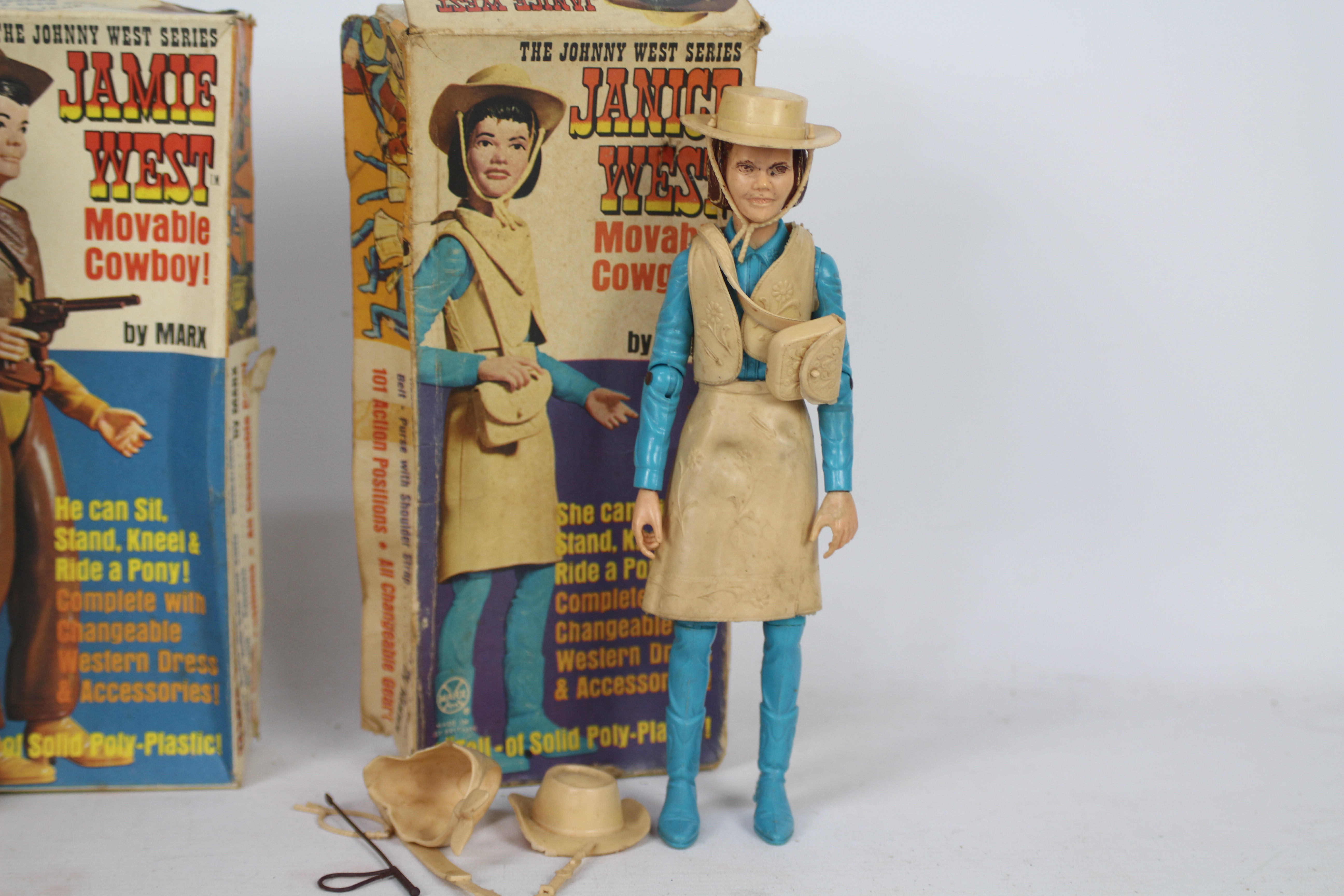 Marx - Two boxed 'Johnny West' 9 inch action figures from Marx. - Image 2 of 3