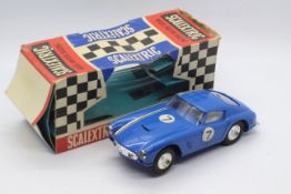 Scalextric - A boxed vintage Ferrari 250 GT Berlinetta in blue. # C69.