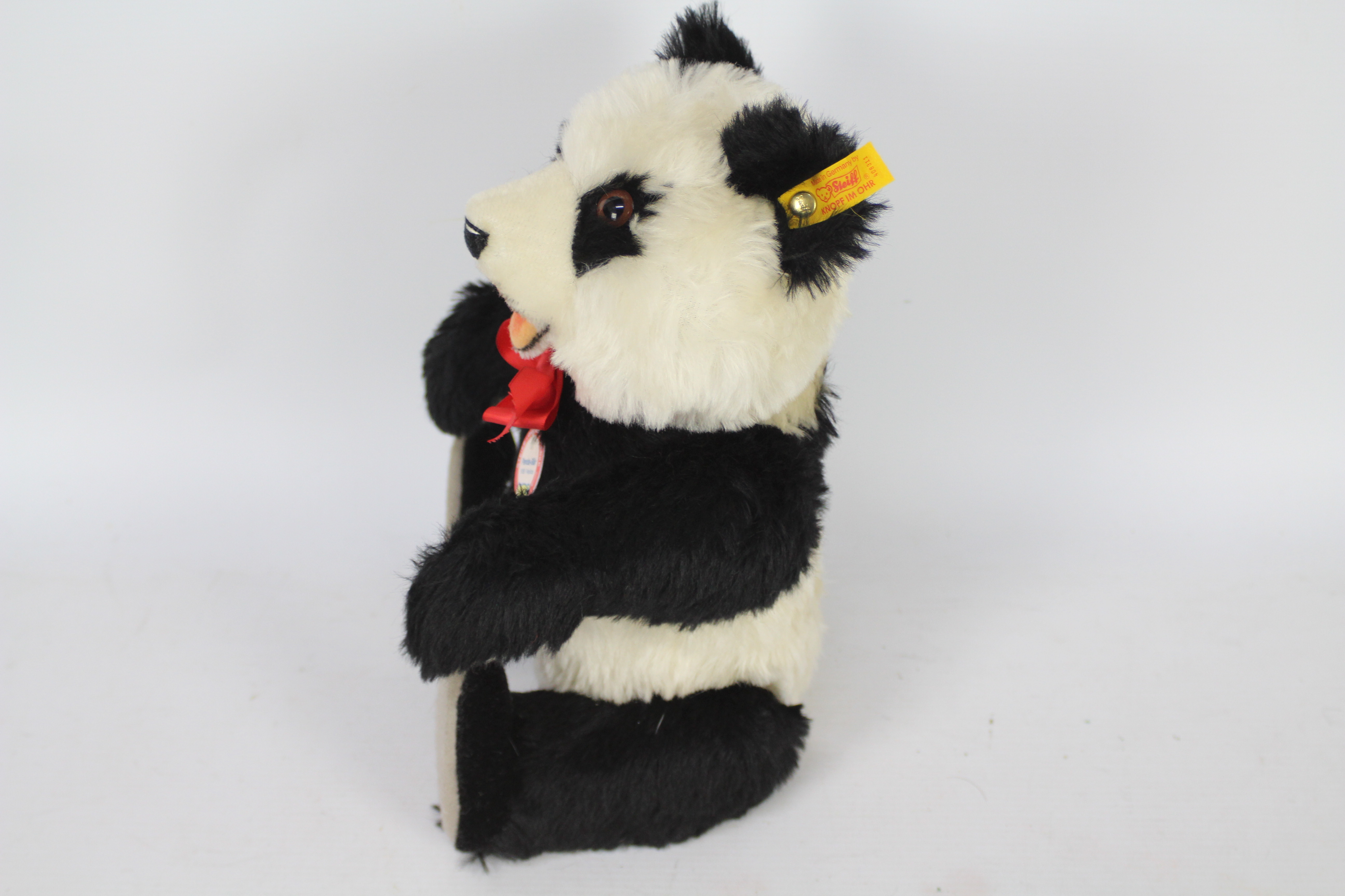 Steiff - A Steiff #408311 1938 Replica Panda Bear approx 35cms in height, - Image 7 of 7