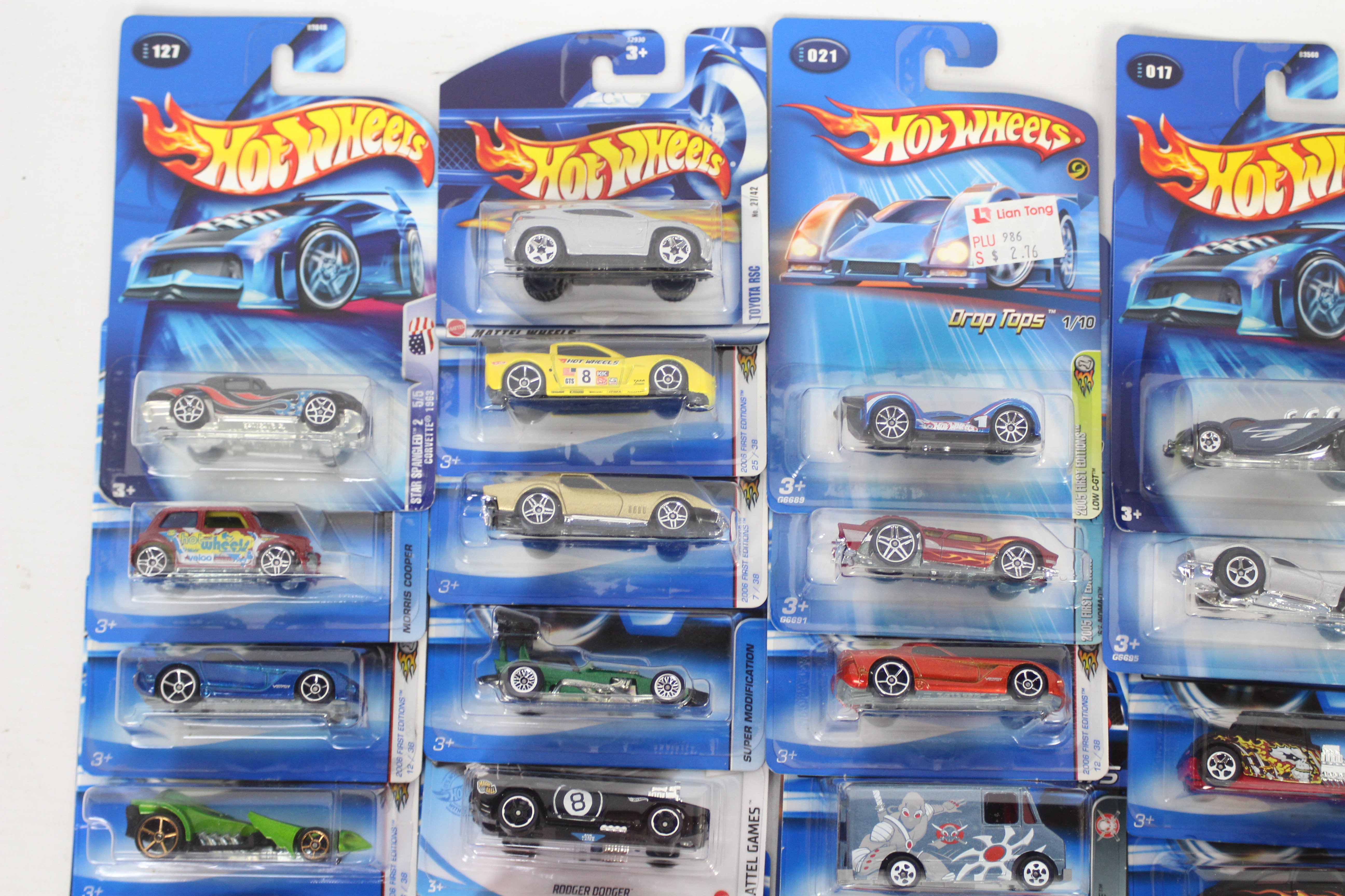 Hot Wheels - 50 x unopened carded models from the early 2000s including Morris Mini Cooper # J8017, - Image 4 of 4