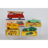 Dinky - 4 x boxed Dinky models, Commer Fire Engine # 555, Bristol 450 Sports Coupe # 163,