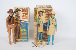 Marx - Two boxed 'Johnny West' 9 inch action figures from Marx.