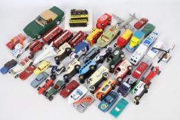 Matchbox - Polistil - Corgi - Dinky - Graham Farish - A collection of 45 x unboxed model vehicles