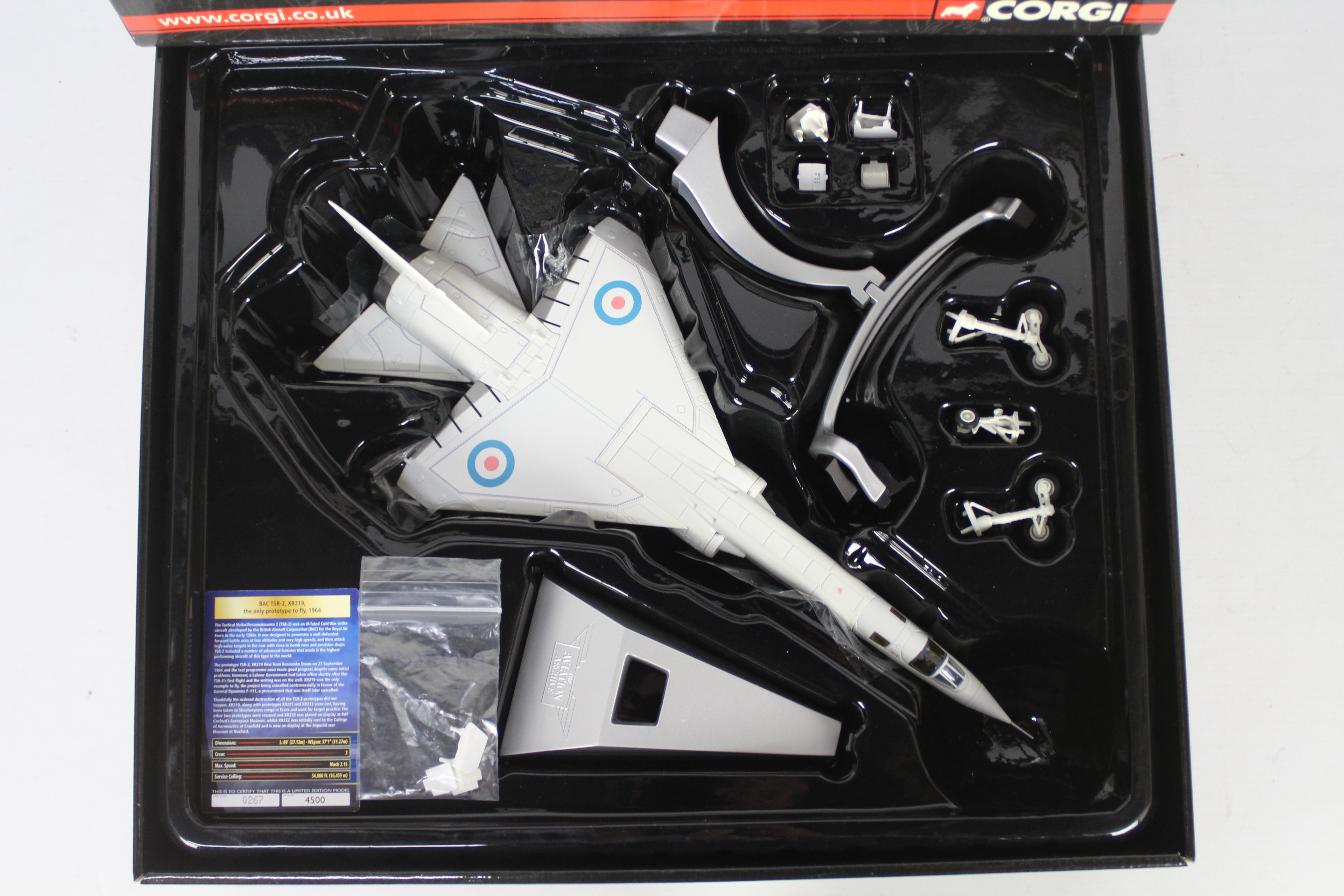 Corgi Aviation Archive - A boxed Limited Edition 1:72 scale AA38601 BAC TSR-2 XR219. - Image 2 of 9