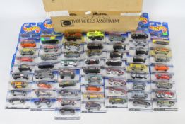 Hot Wheels - 59 x carded models from 1999/2000 including 2 x Dash For Cash Ferrari F40 # 18788,